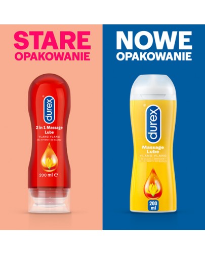 Durex Massage żel intymny 2w1 do masażu z kwiatem Ylang 200 ml