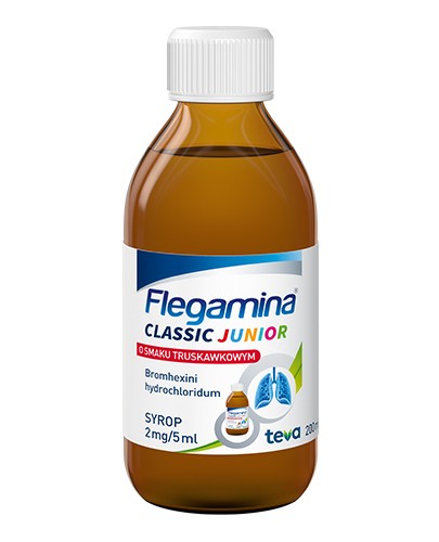 Flegamina Junior syrop 2mg/5ml o smaku truskawkowym 200 ml