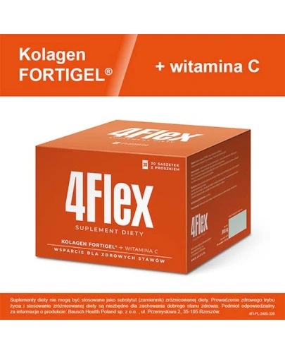 4 Flex, kolagen fortigel + witamina C, saszetki, 30 sztuk