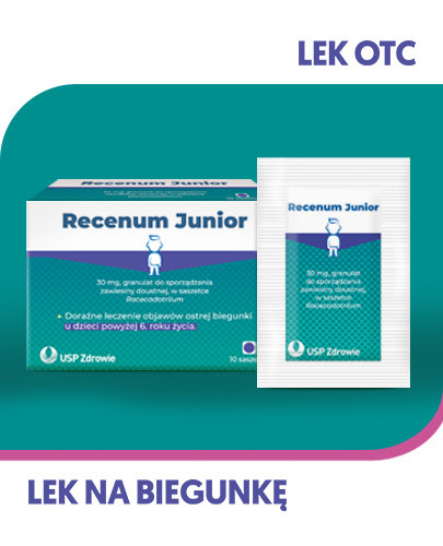 Recenum Junior 30 mg granulat do sporządzania zawiesiny doustnej 10 saszetek