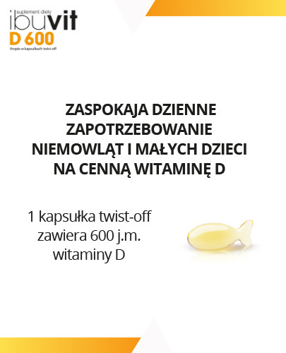 Ibuvit D 600 30 kapsułek miękkich twist-off