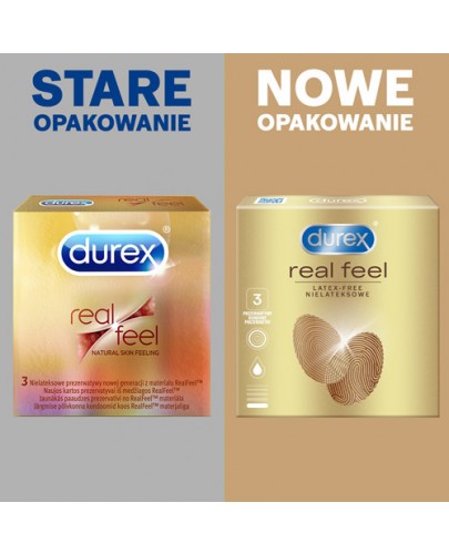 Durex RealFeel Ultra Smooth prezerwatywy 3 sztuki