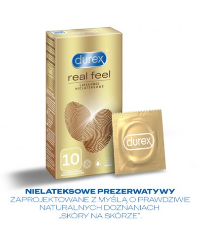 Durex RealFeel Ultra Smooth prezerwatywy 10 sztuk