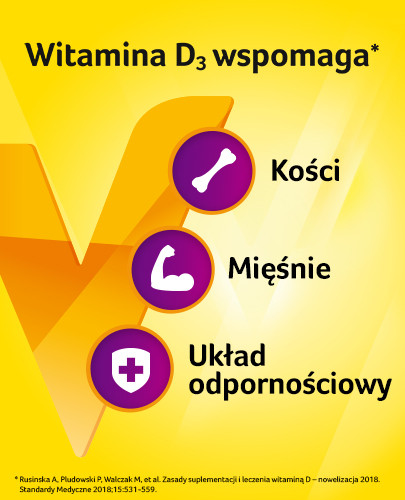 Vigantoletten Max witamina D3 2000 j.m. żelki o smaku cytrynowym 60 sztuk