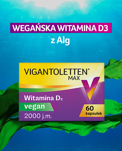 Vigantoletten Max Vegan witamina D 2000 j.m. 60 kapsułek