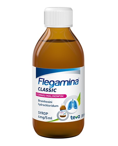 Flegamina 4 mg/5ml malinowa syrop 200 ml