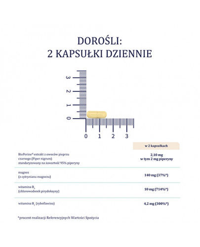 Naturell Magnez Organiczny + 100 kapsułek