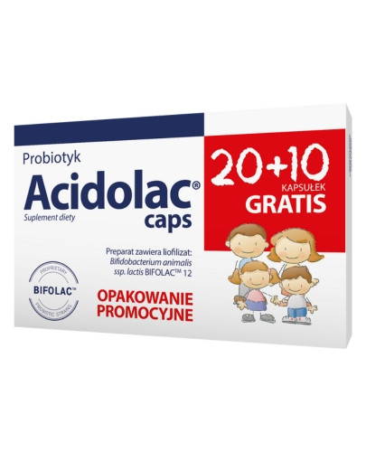 Acidolac Caps, 30 kapsułek