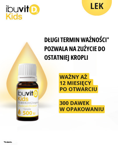 Ibuvit D3 Kids 15000 IU/ml krople doustne 10 ml