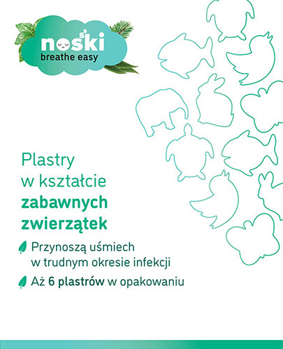 Noski plastry aromatyczne 6 sztuk