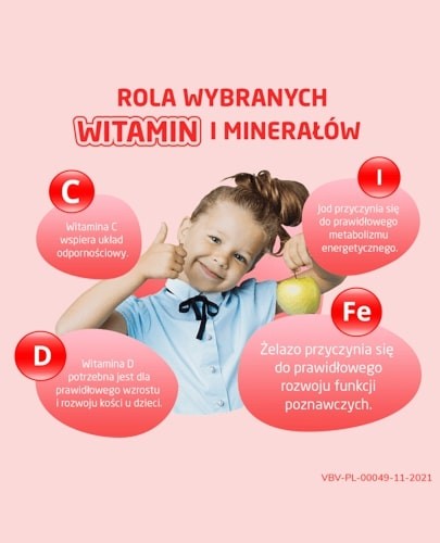 Vibovit Junior witaminy + żelazo 30 tabletek