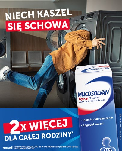 Mucosolvan syrop na kaszel 30mg/5ml 200 ml