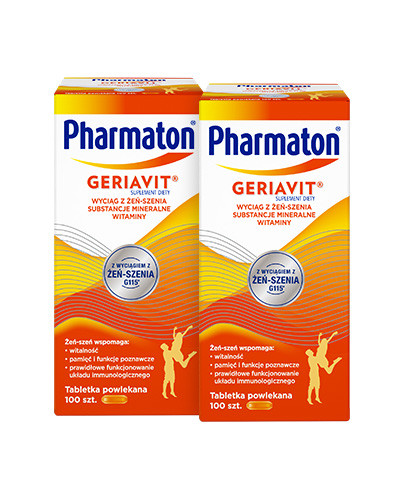 Pharmaton Geriavit 2 x 100 tabletek powlekanych [2-PAK]