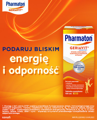Pharmaton Geriavit 2 x 100 tabletek powlekanych [2-PAK]