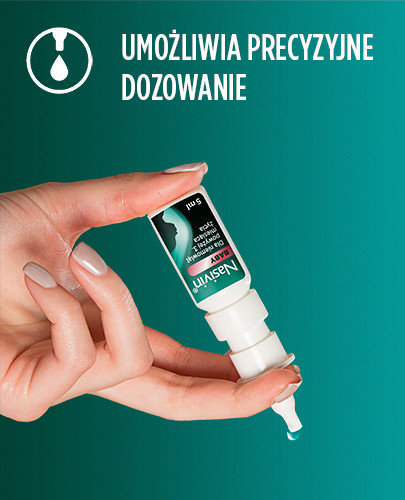 Nasivin BABY 0,1 mg/ml krople do nosa dla niemowląt od  3 miesiąca życia do 1 roku 5 ml