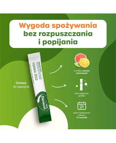 Danacol Plus, saszetki, 21 sztuk 