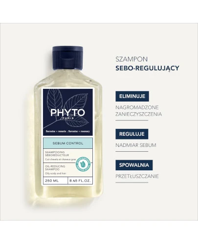 Phyto Sebum Control szampon sebo-regulujący 250 ml
