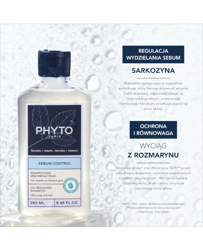 Phyto Sebum Control szampon sebo-regulujący 250 ml