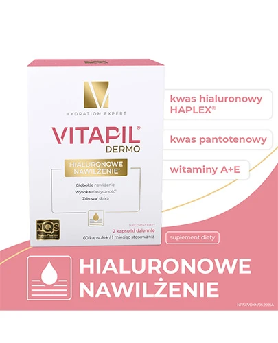 Vitapil Dermo Hialuronowe Nawilżenie 60 kapsułek