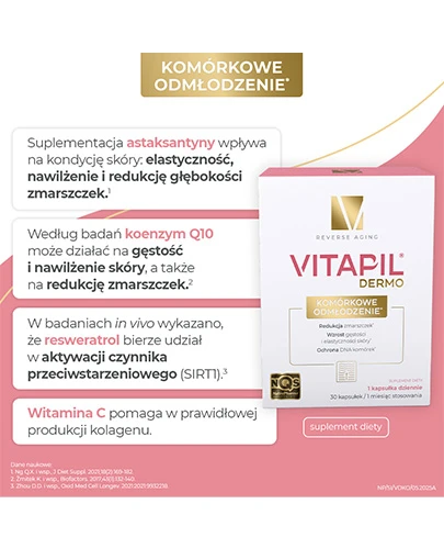 Vitapil Dermo Komórkowe Odmłodzenie 30 kapsułek