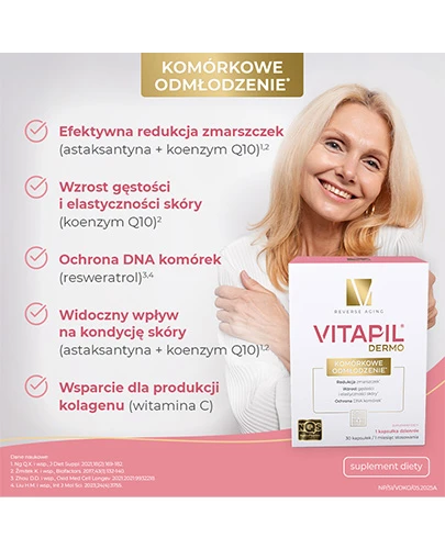 Vitapil Dermo Komórkowe Odmłodzenie 30 kapsułek