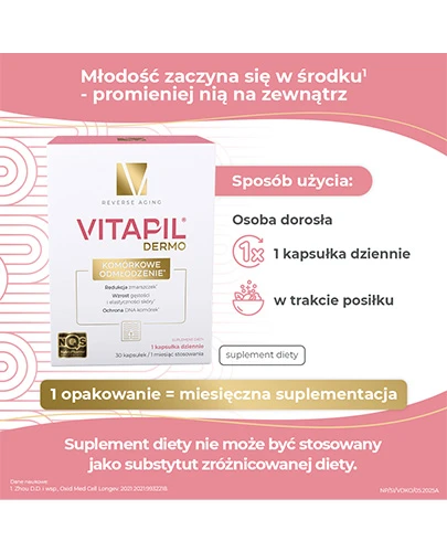 Vitapil Dermo Komórkowe Odmłodzenie 30 kapsułek
