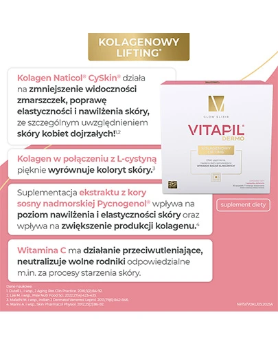 Vitapil Dermo Kolagenowy Lifting 30 saszetek