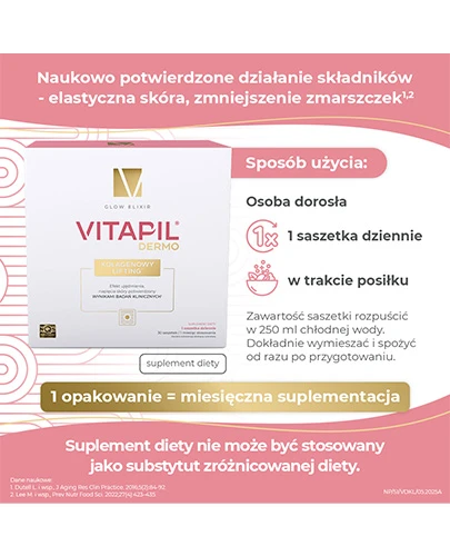 Vitapil Dermo Kolagenowy Lifting 30 saszetek