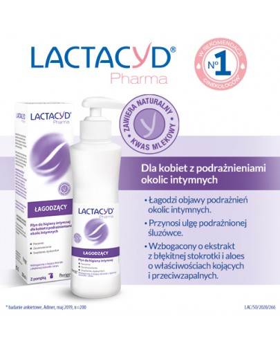 Lactacyd Pharma płyn ginekologiczny łagodzący 250 ml