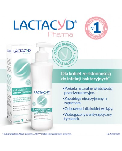 Lactacyd Pharma płyn ginekologiczny o właściwościach antybakteryjnych 250 ml