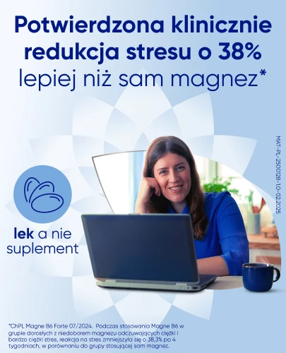 Magne B6 Forte, 100 mg Mg2+ + 10 mg, 180 tabletek powlekanych