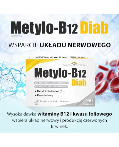 Domowa Apteczka, Metylo-B12 Diab, 60 kapsułek
