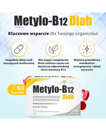 Domowa Apteczka, Metylo-B12 Diab, 60 kapsułek