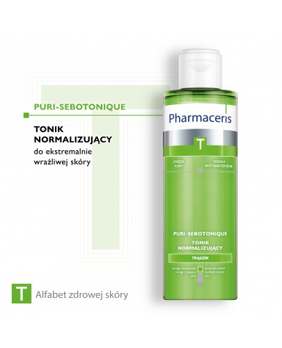 Pharmaceris T Puri-Sebotonique tonik normalizujący do twarzy 200 ml [Kup 2 produkty z linii Pharmaceris T = Płyn micelarny Pharmaceris T 200 ml]