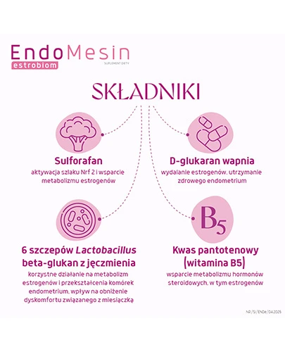 EndoMesin Estrobiom, kapsułki, 60 szt