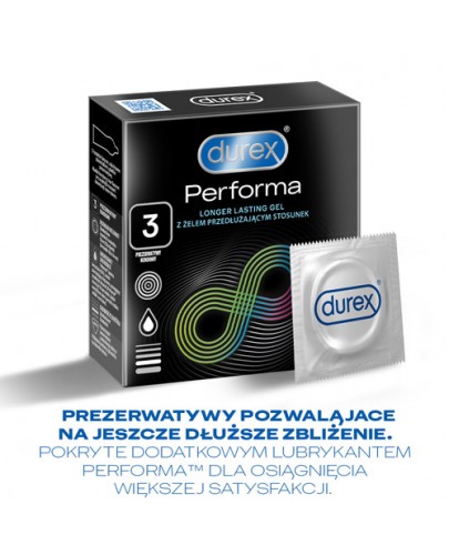 Durex Performa prezerwatywy 3 sztuki