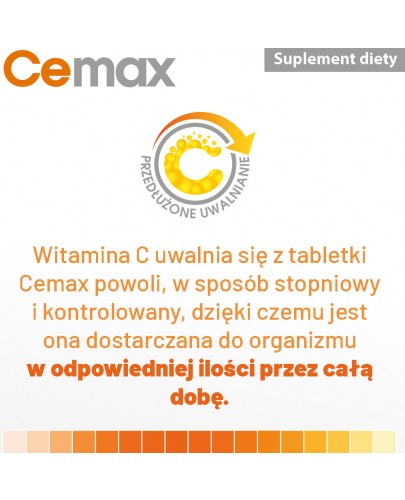 CeMax 500mg 30 tabletek  [Krótka data - 2024-03-31]