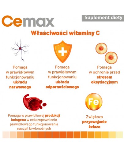 CeMax 500mg 30 tabletek  [Krótka data - 2024-03-31]