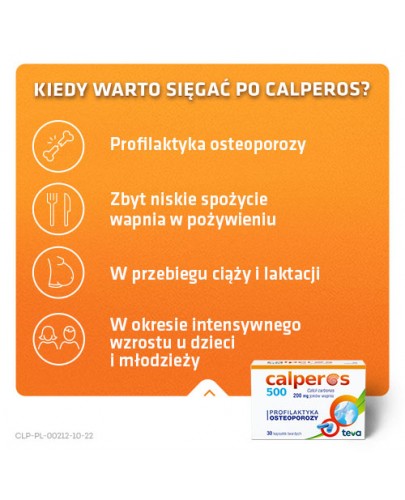 Calperos 500 30 kapsułek