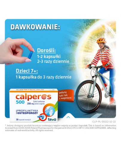 Calperos 500 30 kapsułek