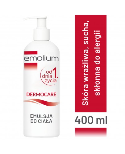 Emolium Dermocare emulsja do ciała od urodzenia 400 ml