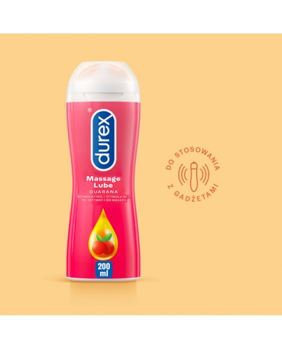 Durex Guarana żel intymny i do masażu 2w1 200 ml