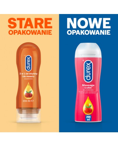 Durex Guarana żel intymny i do masażu 2w1 200 ml