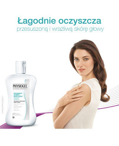 Physiogel Pielęgnacja włosów i skóry głowy delikatny szampon 250 ml