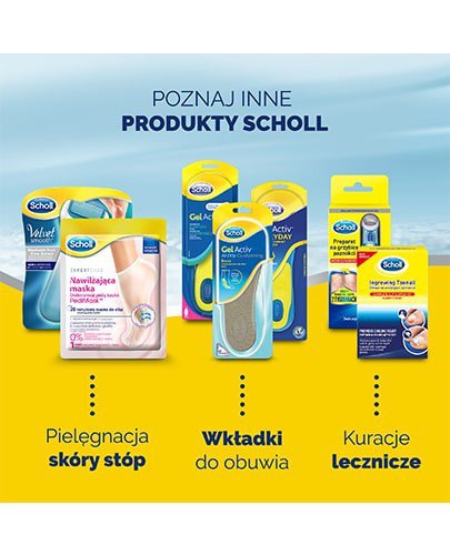 Scholl tarka dwustronna do usuwania zrogowaceń stóp 1 sztuka