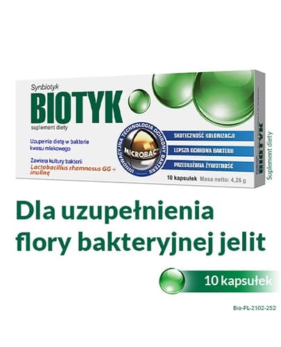 Biotyk 0,4 g 10 kapsułek  [Krótka data - 2024-06-30]