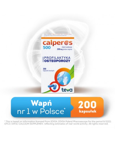 Calperos 500 mg 200 kapsułek