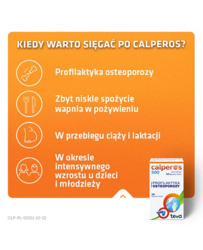 Calperos 500 mg 200 kapsułek