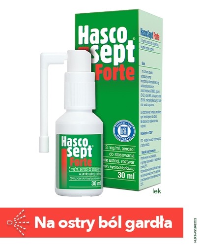 Hascosept Forte 3 mg/ml aerozol 30 ml