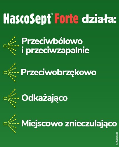 Hascosept Forte 3 mg/ml aerozol 30 ml